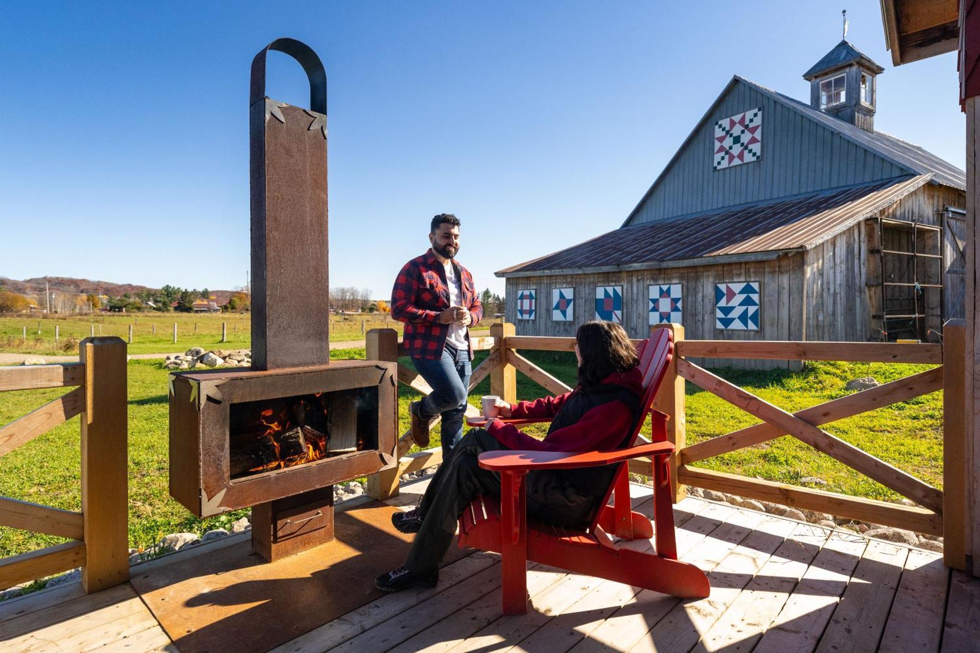 Le Baluchon Eco-Villegiature Saint-Paulin Eksteriør bilde