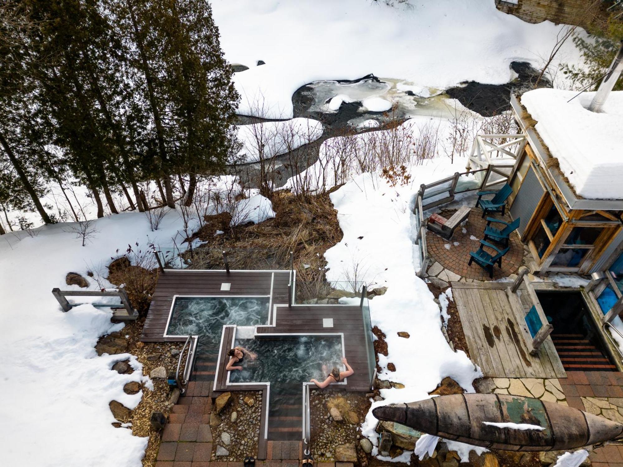 Le Baluchon Eco-Villegiature Saint-Paulin Eksteriør bilde